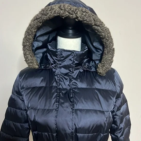 Black Puffer Girl Winter Jacket - Picture 4 of 12